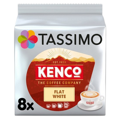Tassimo Kenco Flat White Coffee Pods 8 per pack