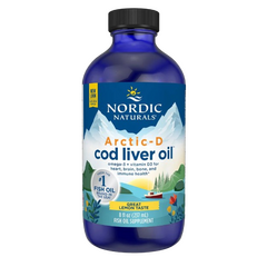 Nordic Naturals Arctic-D Cod Liver Oil, Lemon - 237 ml