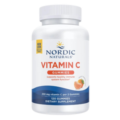 Nordic Naturals Vitamin C Gummies, 250mg Tangerine - 120 gummies
