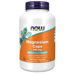 Now Foods Magnesium, 400mg - 180 vcaps