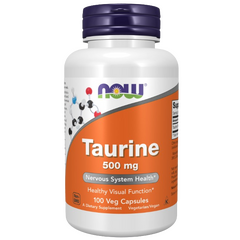 Now Foods Taurine - 500mg - 100 caps