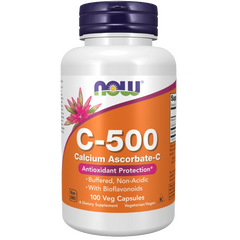 Now Foods Vitamin C-500 Calcium Ascorbate-C - 100 caps