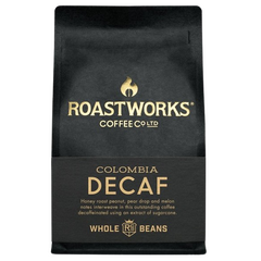 Roastworks Decaf Colombia Whole Bean Coffee 200g