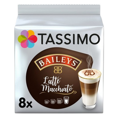 Tassimo Baileys Latte Macchiato Coffee Pods 8 per pack
