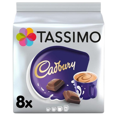 Tassimo Cadbury Hot Chocolate Pods 8 per pack