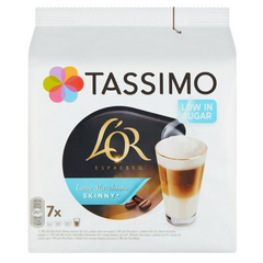 Tassimo L'OR Skinny Latte Macchiato Coffee Pods 7 per pack