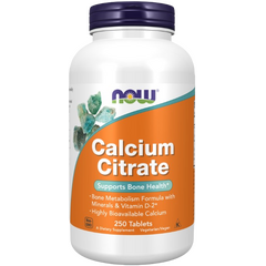 now Foods Calcium Citrate with Minerals & Vitamin D-2 - 250 tablets