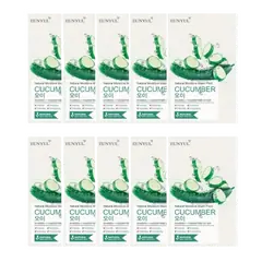 EUNYUL - Natural Moisture Mask Pack - Cucumber - 10pcs