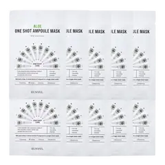 EUNYUL - Aloe One Shot Ampoule Mask - 10pcs