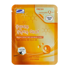 3W Clinic - Fresh Coenzyme Q10 Mask Sheet - 1pc