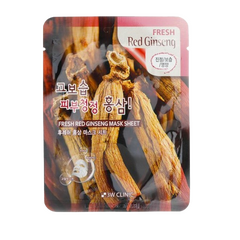 3W Clinic - Fresh Red Ginseng Mask Sheet - 1pc