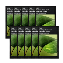 Abib - Gummy Sheet Mask - Heartleaf Sticker - 10pcs
