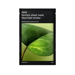Abib - Gummy Sheet Mask - Heartleaf Sticker - 1pc