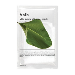 Abib - Mild Acidic pH Sheet Mask - Heartleaf Fit - 1pc