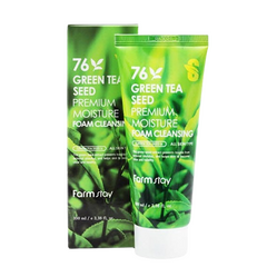 Farm Stay - 76 Green Tea Seed Premium Moisture Foam Cleansing - 100ml