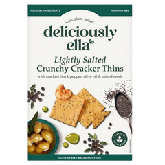 Deliciously Ella Lightly Salted Cracker Thins 100g
