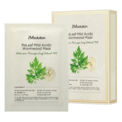 JMsolution - ReLeaf Mild Acidic Wormwood Mask - 10pcs