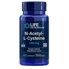Life Extension N-Acetyl-L-Cysteine, 600mg - 60 caps