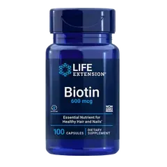 Life Extension Biotin, 600mcg - 100 caps