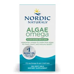 Nordic Naturals Algae Omega - 715mg Omega 3 - 60 softgels