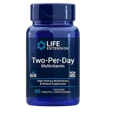 Life Extension Two-Per-Day Multivitamin 60 Caps