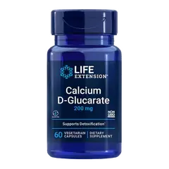 Life Extension Calcium D-Glucarate, 200mg - 60 vcaps