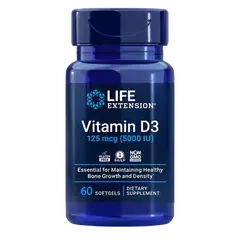 Life Extension Vitamin D3, 5000IU - 60 softgels