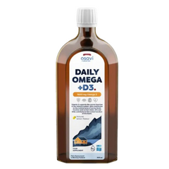 Osavi Daily Omega + D3 1600mg Omega 3 (Natural Lemon) 500ml