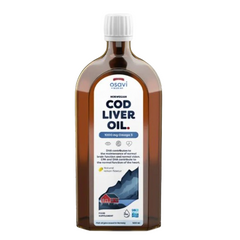 Osavi Norwegian Cod Liver Oil 1000mg Omega 3 (Lemon) 500ml