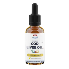 Osavi Norwegian Cod Liver Oil Kids 1000mg Omega 3 (Lemon) 50ml