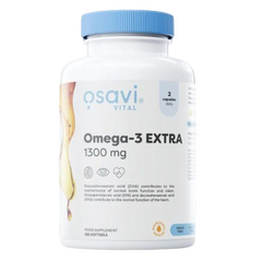 Osavi Omega-3 Extra Molecularly Distilled 1300mg (Lemon) 120 Softgels