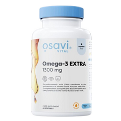 Osavi Omega-3 Extra Molecularly Distilled 1300mg (Lemon) 60 Softgels