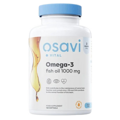 Osavi Omega-3 Fish Oil Molecularly Distilled 1000mg (Lemon) 120 Softgels