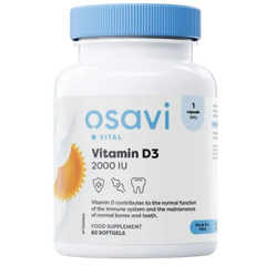 Osavi Vitamin D3 2000iu 60 Softgels