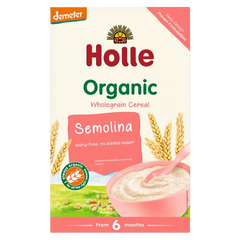 Holle Switzerland Organic Semolina Baby Porridge