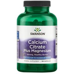 Swanson Calcium Citrate Plus Magnesium - 150 caps