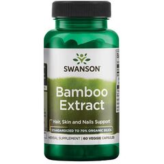 Swanson Bamboo Extract - 60 vcaps