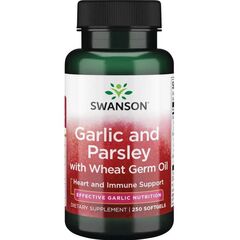 Swanson Garlic and Parsley with Wheat Germ Oil - 250 softgels