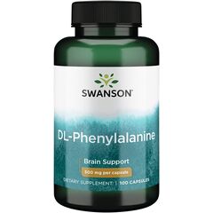 Swanson DL-Phenylalanine, 500mg - 100 caps