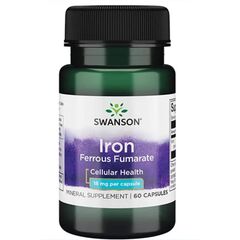 Swanson Iron (Ferrous Fumarate), 18mg - 60 caps
