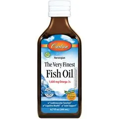 CarlsonLabs The Very Finest Fish Oil, Natural Lemon - 200 ml.