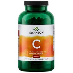 Swanson Vitamin C with Rose Hips Extract, 1000mg - 250 caps