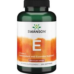 Swanson Vitamin E, 400 IU - 250 softgel