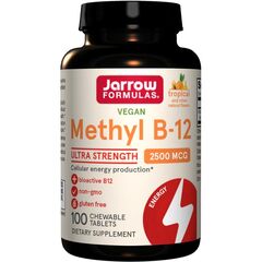 Jarrows Formulas Methyl B-12, 2500mcg (Tropical) - 100 vegan chewable tabs