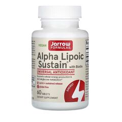 Jarrows Formulas Alpha Lipoic Sustain with Biotin - 60 tabs