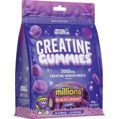 Applied Nutrition Creatine Gummies, Millions Blackcurrant - 80 gummies