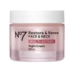 No7 Restore & Renew Face & Neck MULTI ACTION Night Cream 50ml