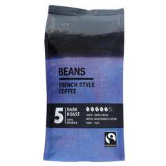 M&S Fairtrade French Coffee Beans 227g