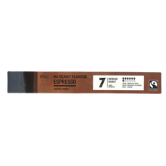 M&S Hazelnut Flavour Espresso Coffee Pods 10 per pack