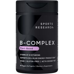 Sport Research B-Complex  Plant-Based, 60 Veggie Softgels